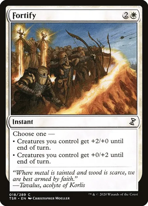 Fortify, card 18 from Time Spiral Remastered