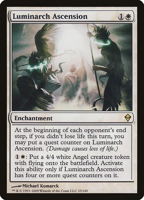 Luminarch Ascension, card 25 from Zendikar