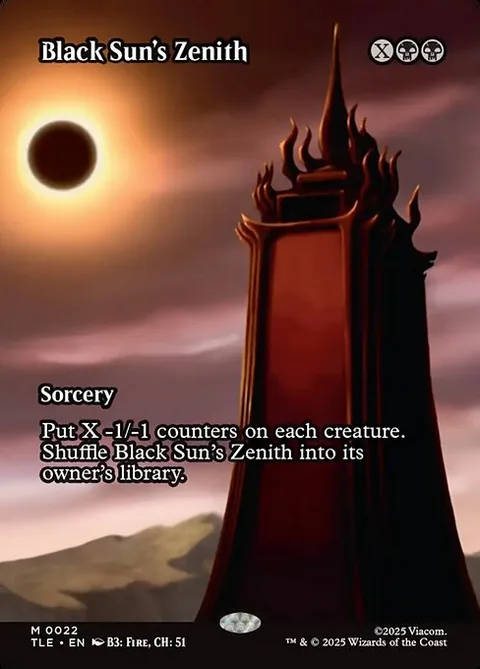 Black Sun's Zenith, card 22 from Avatar: The Last Airbender Eternal