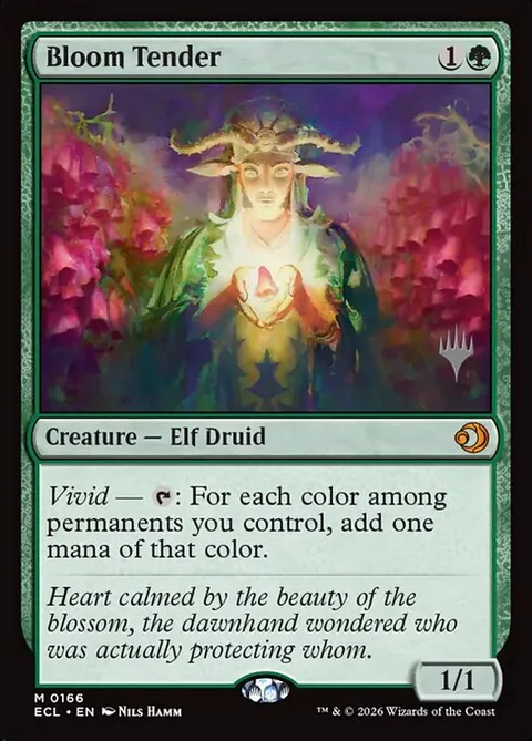 Bloom Tender, card 166p from Lorwyn Eclipsed Promos