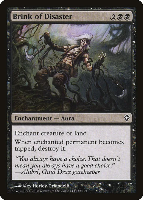 Brink of Disaster, card 52 from Worldwake