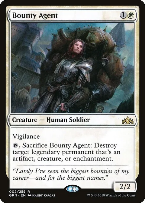 Bounty Agent, card 2 from Guilds of Ravnica