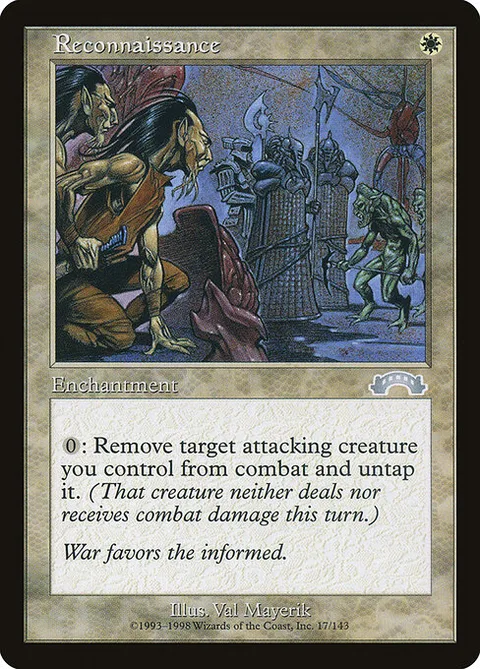 Reconnaissance, card 17 from Exodus