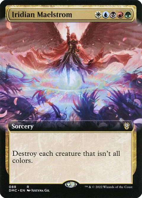 Iridian Maelstrom, card 88 from Dominaria United Commander