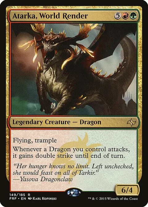 Atarka, World Render, carte 149p de Fate Reforged Promos
