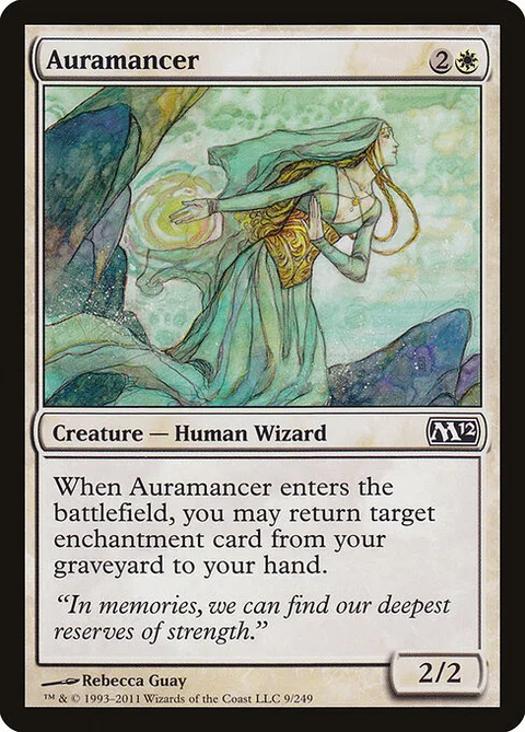 Auramancer, card 9 from Magic 2012