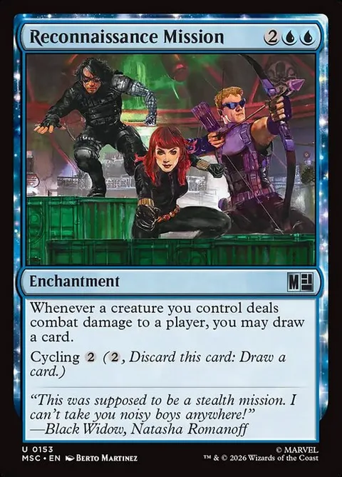 Reconnaissance Mission, card 153 from Marvel Super Heroes Commander