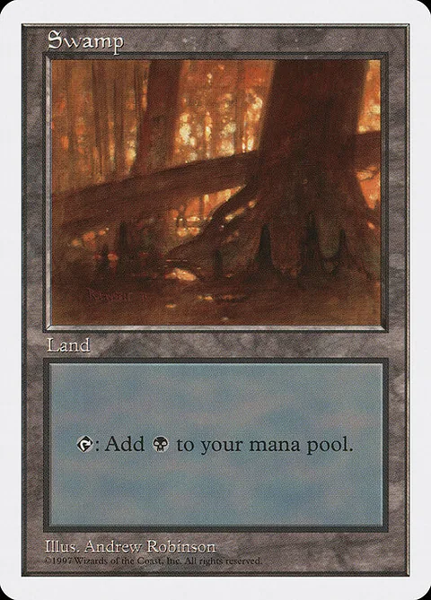 Swamp, carte 440 de Fifth Edition