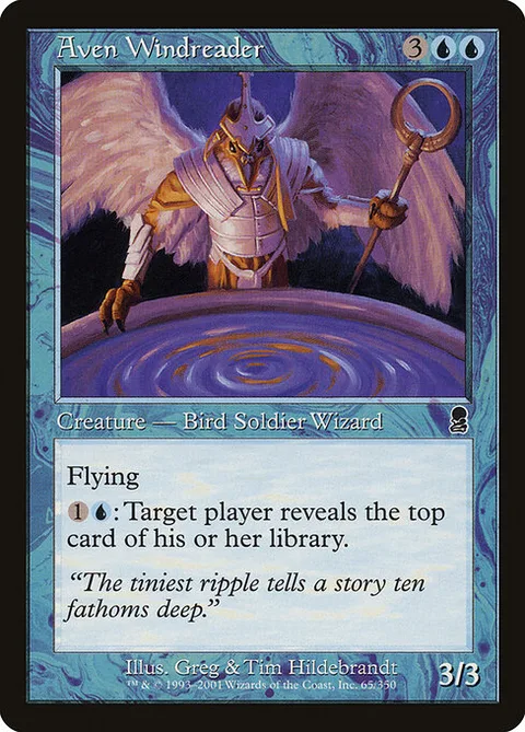 Aven Windreader, card 65 from Odyssey
