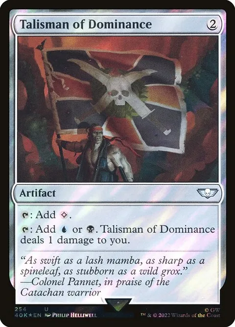 Talisman of Dominance, card 254★ from Warhammer 40,000 Commander