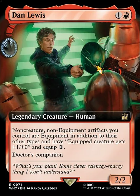 Dan Lewis, card 971 from Doctor Who