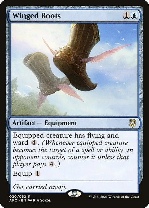 Winged Boots, carte 20 de Forgotten Realms Commander