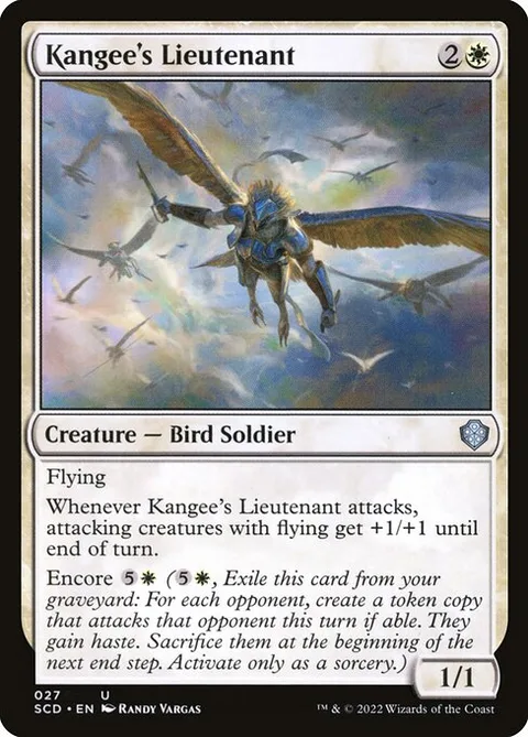 Kangee's Lieutenant, card 27 from Starter Commander Decks