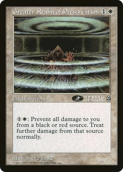 Greater Realm of Preservation, carte 38 de Oversized League Prizes