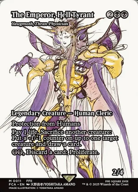 Yawgmoth, Thran Physician, carte 11 de Final Fantasy: Through the Ages