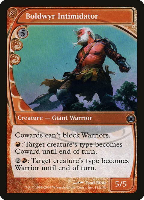 Boldwyr Intimidator, carte 111 de Future Sight
