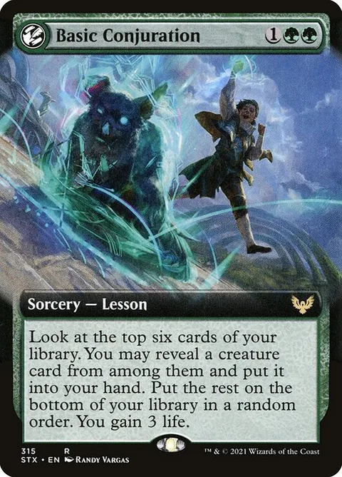 Basic Conjuration, card 315 from Strixhaven: School of Mages