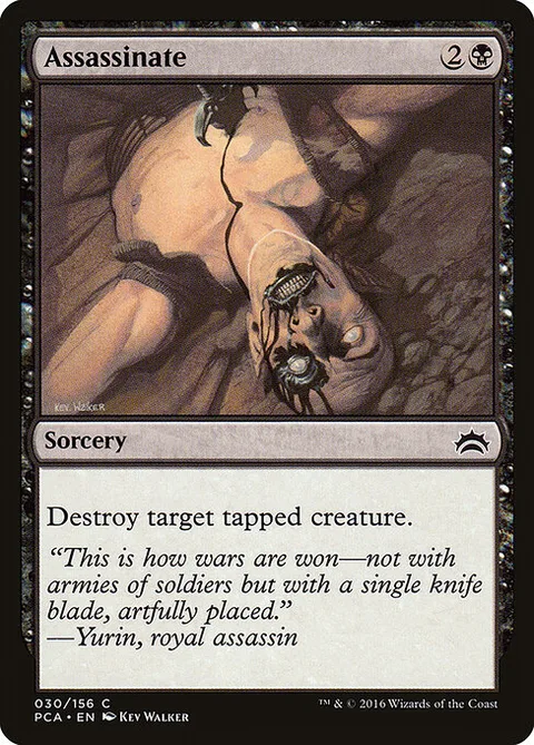 Assassinate, card 30 from Planechase Anthology