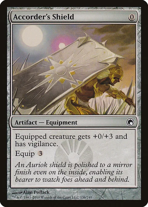 Accorder's Shield, carte 136 de Scars of Mirrodin
