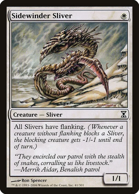 Sidewinder Sliver, carte 41 de Time Spiral
