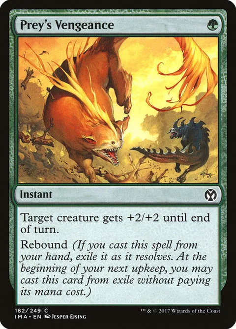 Prey's Vengeance, card 182 from Iconic Masters