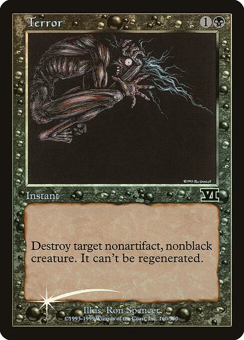 Terror, card 2 from Friday Night Magic 2000