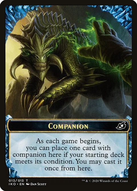 Companion, card 13 from Ikoria: Lair of Behemoths Tokens
