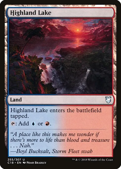 Highland Lake, card 255 from Commander 2018