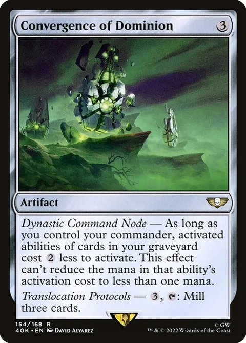 Convergence of Dominion, card 154 from Warhammer 40,000 Commander