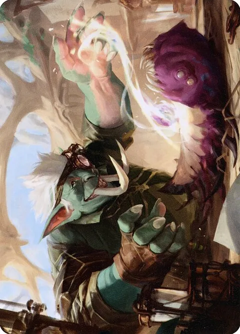 Novice Dissector // Novice Dissector, card 9 from Strixhaven Art Series