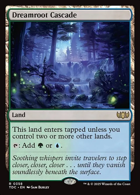 Dreamroot Cascade, carte 358 de Tarkir: Dragonstorm Commander