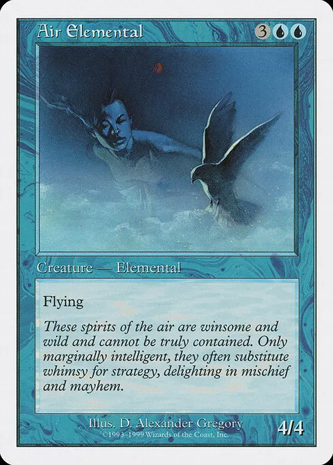 Air Elemental, card 3 from Battle Royale Box Set