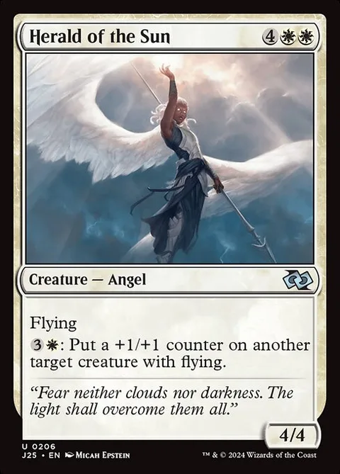 Herald of the Sun, card 206 from Foundations Jumpstart