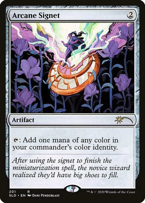 Arcane Signet, card 201 from Secret Lair Drop