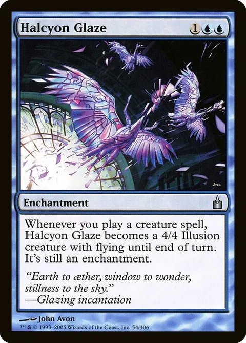 Halcyon Glaze, carte 54 de Ravnica: City of Guilds