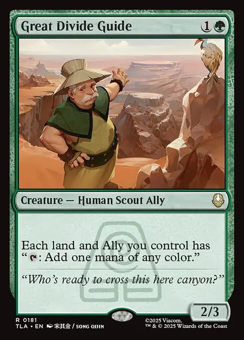 Great Divide Guide, card 181 from Avatar: The Last Airbender