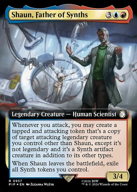 Shaun, Father of Synths, card 957 from Fallout