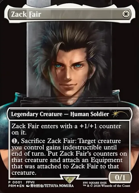 Zack Fair, card 2026-3 from Media and Collaboration Promos