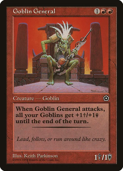 Goblin General, card 97 from Portal Second Age