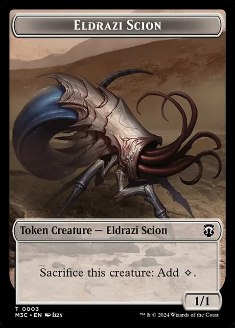 Eldrazi Scion, carte 3 de Modern Horizons 3 Commander Tokens