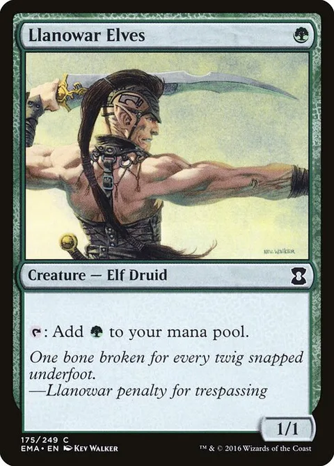 Llanowar Elves, card 175 from Eternal Masters