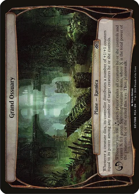 Grand Ossuary, card 31 from Planechase Anthology Planes