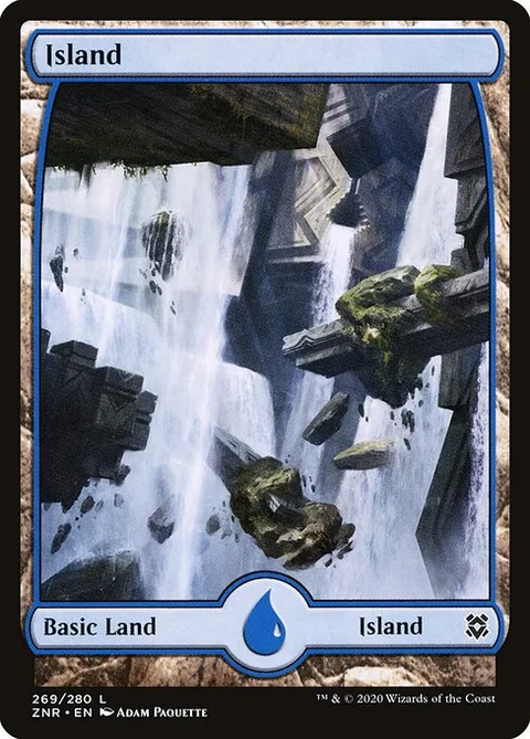 Island, card 269 from Zendikar Rising