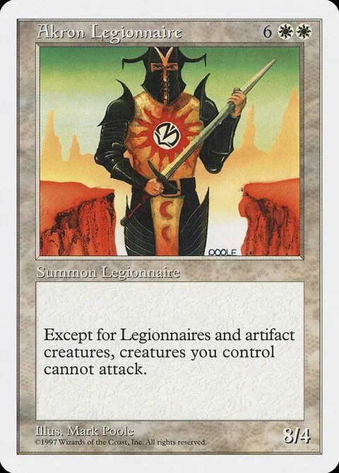 Akron Legionnaire, carte 2 de Fifth Edition