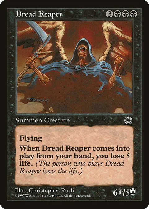 Dread Reaper, card 89 from Portal