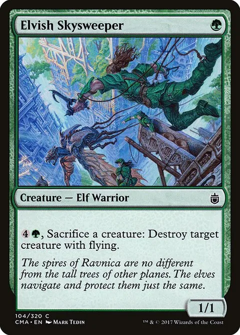 Elvish Skysweeper, carte 104 de Commander Anthology