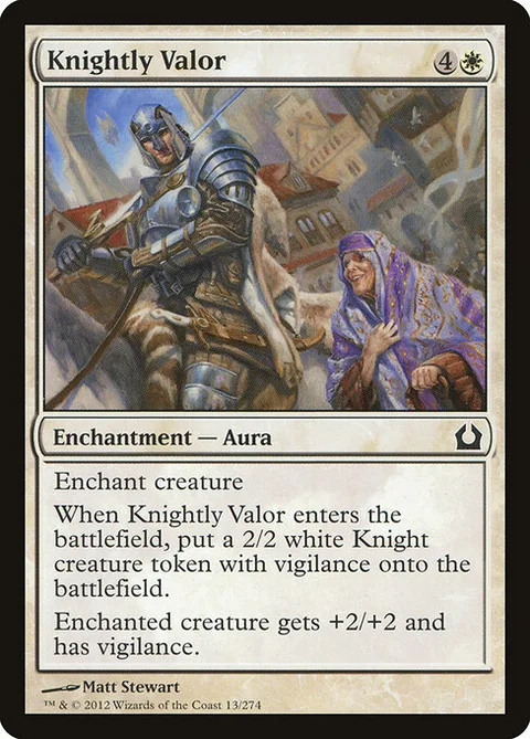 Knightly Valor, carte 13 de Return to Ravnica