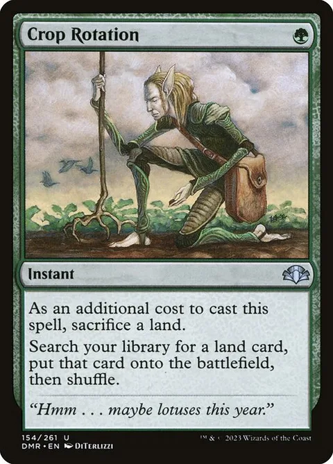 Crop Rotation, card 154 from Dominaria Remastered