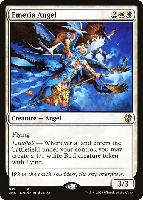Emeria Angel, carte 15 de Zendikar Rising Commander