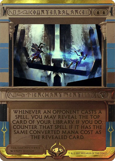 Counterbalance, card 9 from Amonkhet Invocations